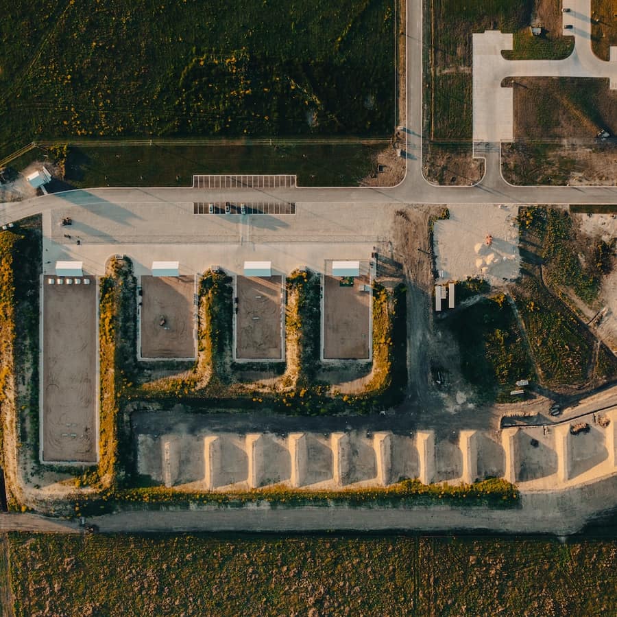 Outdoor pistol bays at Staccato Ranch Texas